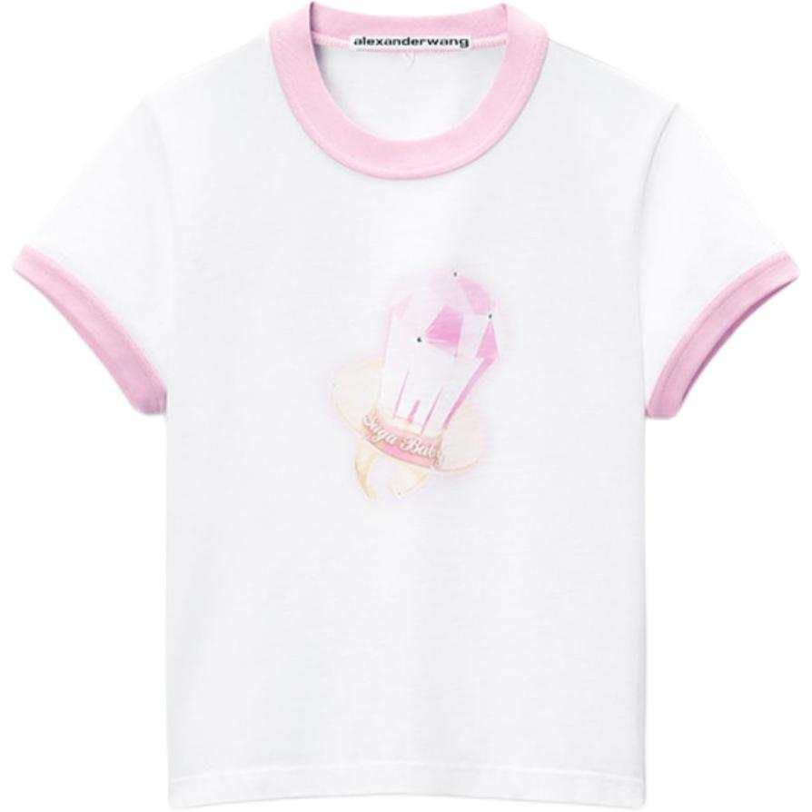 Alexander Wang logo-print cotton T-shirt