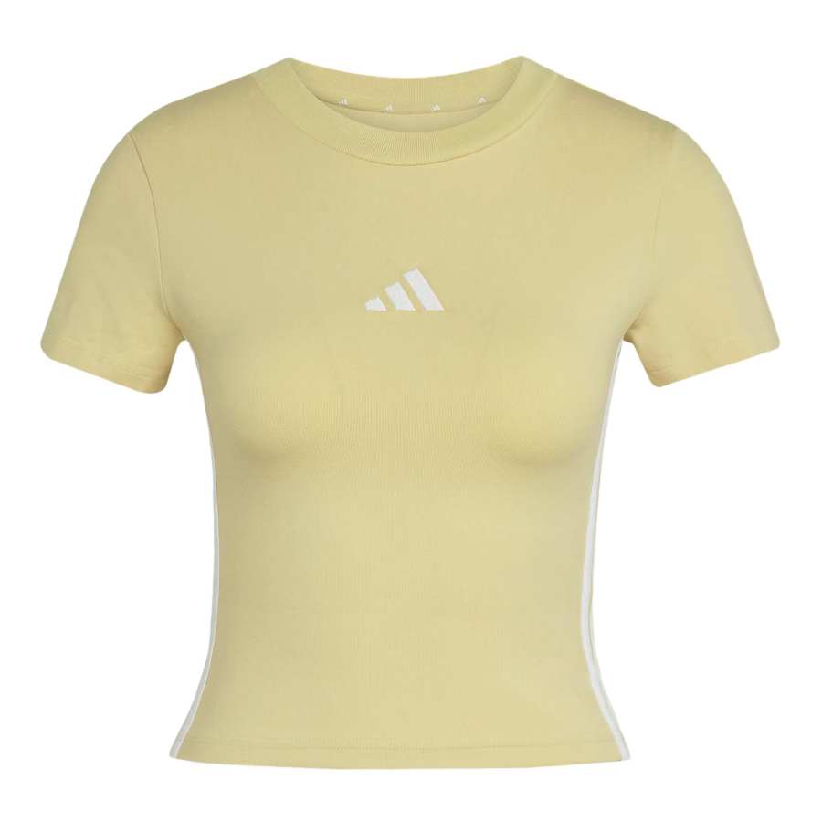 Adidas Adidas ESSENTIALS T Shirt Women's Powder Yellow/White