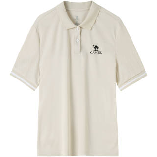 CAMEL Urban Function Series Polo Shirts Women's Polo Collar Thin Straight Fit