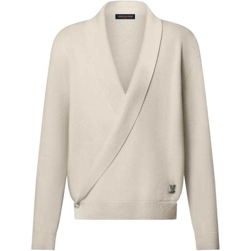 LOUIS VUITTON LOUIS VUITTON Shawl Collar Knit Jacket