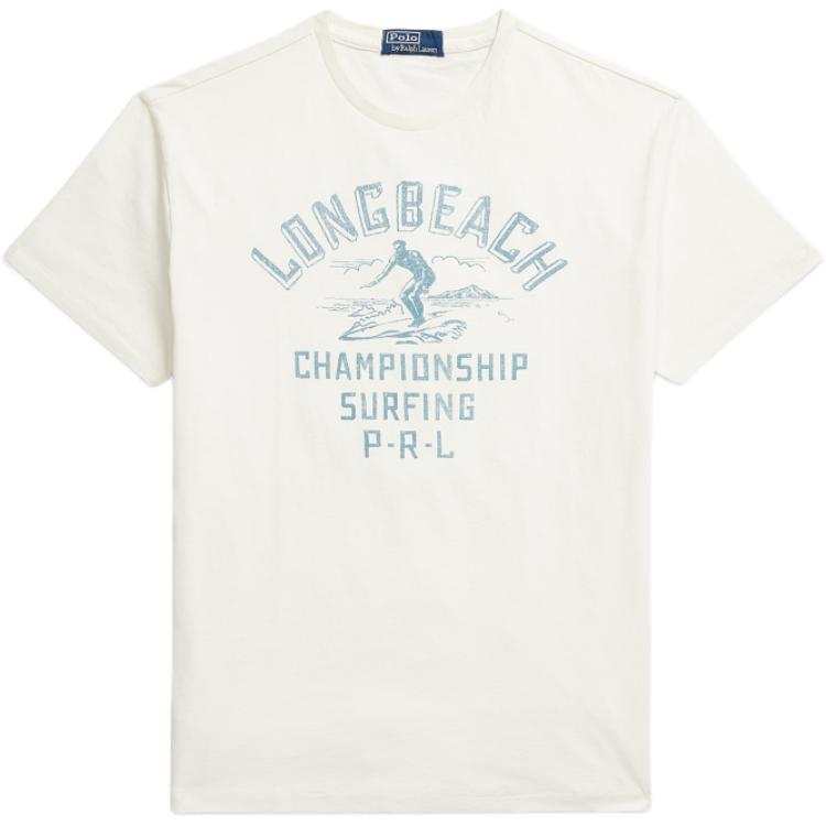 Polo Ralph Lauren T Shirt Classic Version Men's Ecru