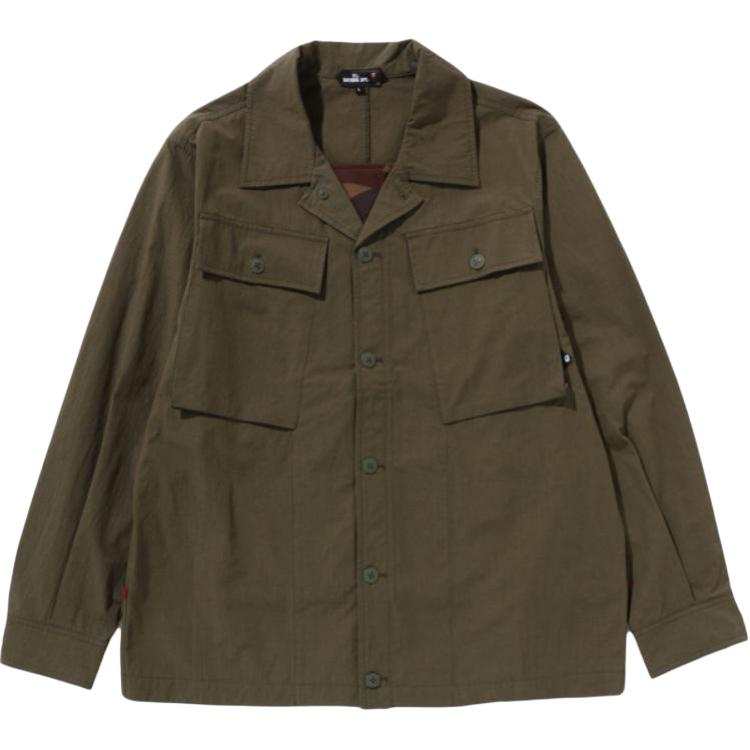 A BATHING APE SS25 Shirt Men's Beige Yellow BGX