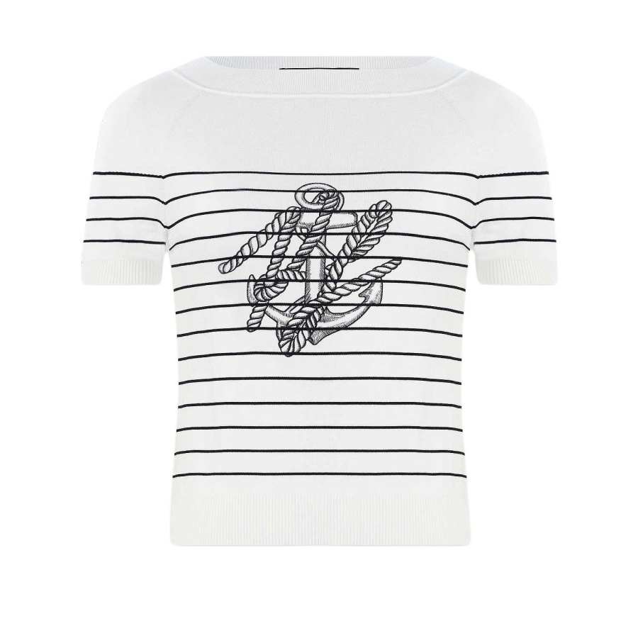 KARL LAGERFELD / Karl Lagerfeld Jeans Knitwear Women's Black White
