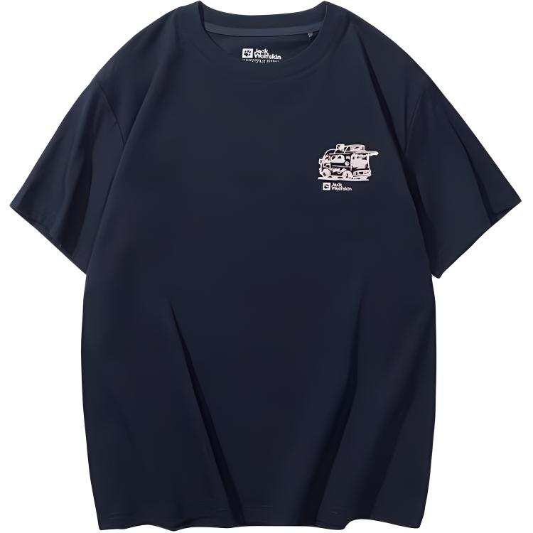 JACK WOLFSKIN T Shirts Women's Crew Neck Moderate Straight Fit