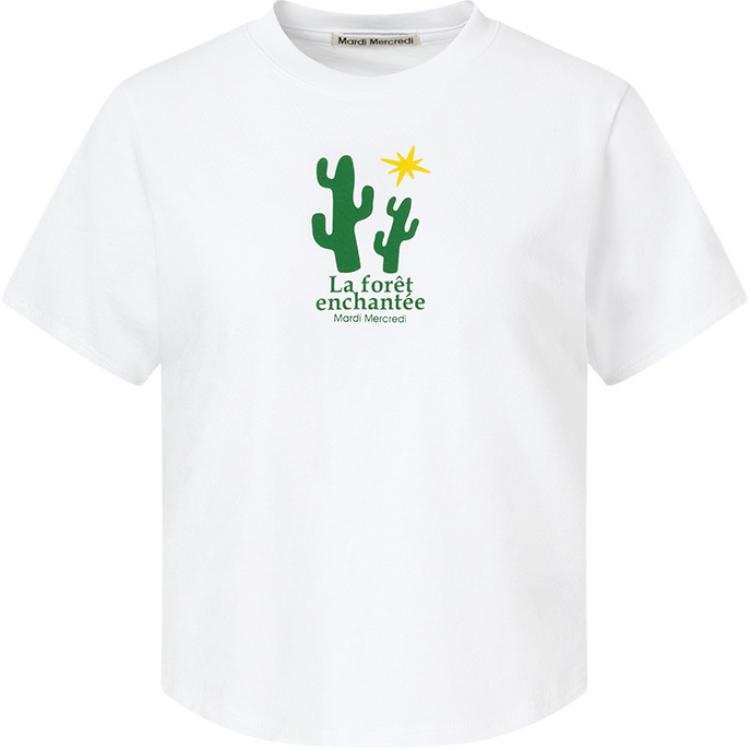 MARDI MERCREDI T Shirts Women's Crew Neck Moderate Other