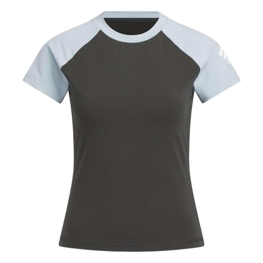 Adidas Adidas Raglan Sleeve T Shirt Women's Carbon Black