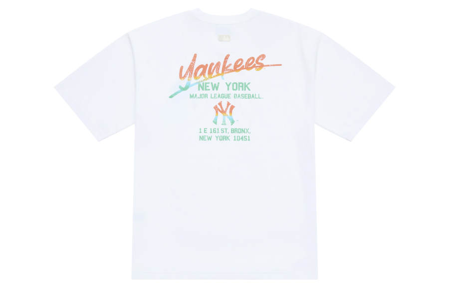 MLB MLB New York Yankees Basic Collection SS25 T Shirt Unisex White