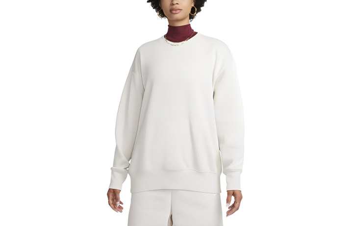 Nike Nike Sweatshirts Women's Ivory Crew Neck Moderate Regular