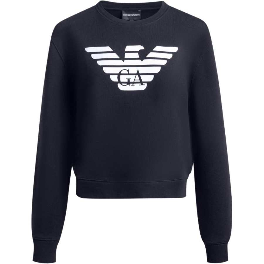 EMPORIO ARMANI 【Zoomed ImageryPrevious SeasonFinal Sale】logo-print cotton sweatshirt