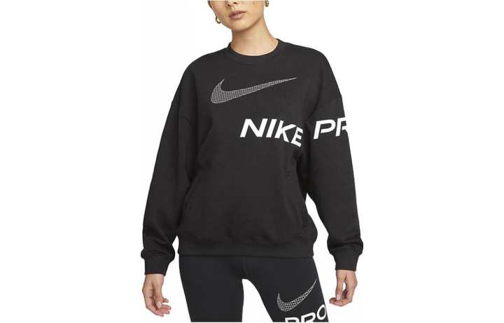 Nike Nike Sweatshirts Women's Black Crew Neck Moderate Regular