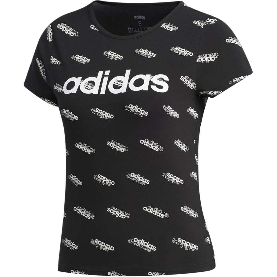 Adidas Adidas T Shirts Women's Black Crew Neck Thin Straight Fit
