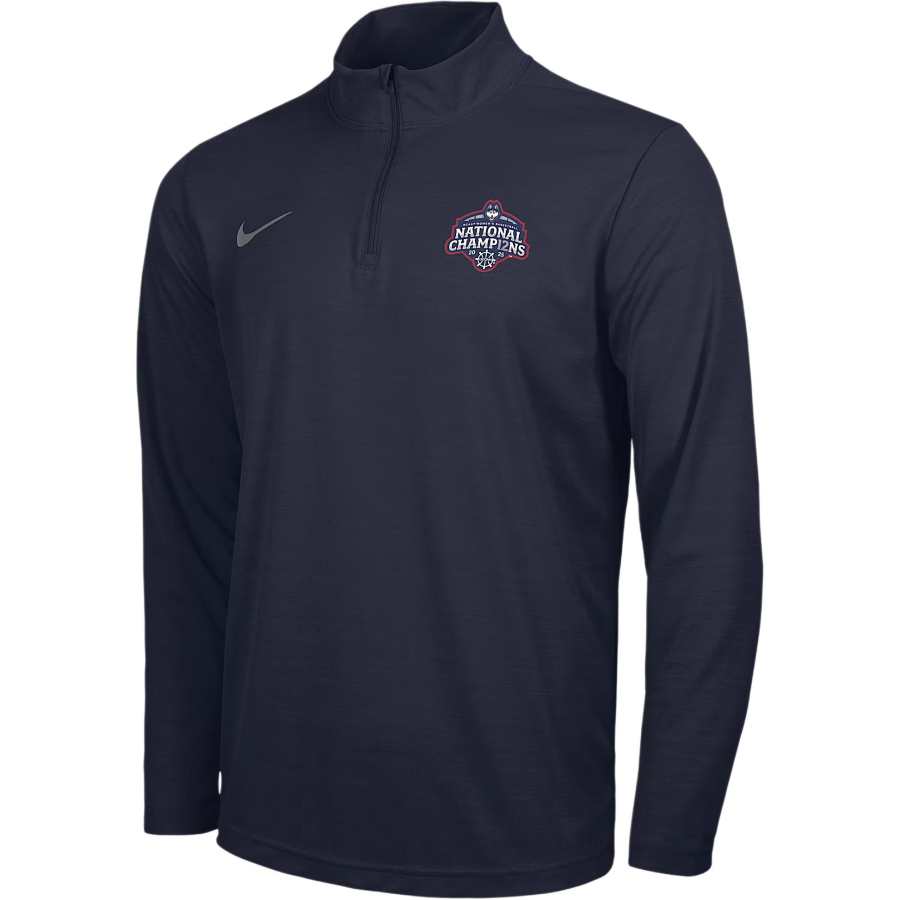 Nike Nike UConn Women's Team Men's Nike College National Champs 1/4 Zip Intensity Top