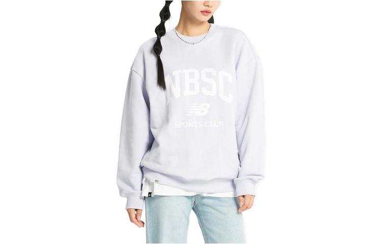 New Balance New Balance Sweatshirts Women's Light Purple Crew Neck Moderate Regular