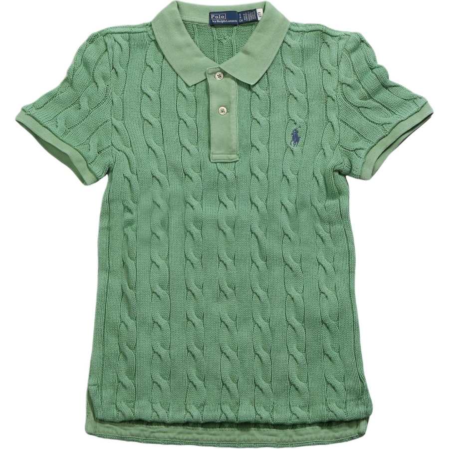Polo Ralph Lauren Polo Pony Embroidered Knitted Polo Top