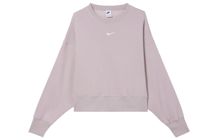 Nike Nike Sweatshirts Women's White Gold Violet Crew Neck Moderate Regular