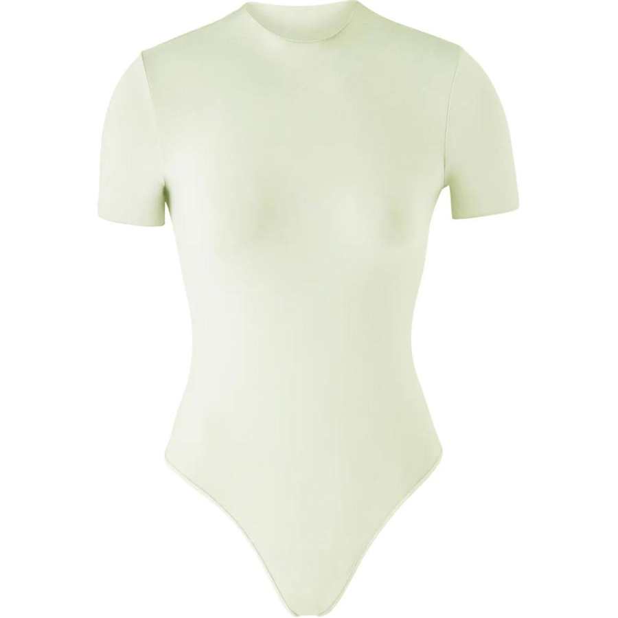 Skims ESSENTIAL T SHIRT BODYSUIT Jumpsuit Women's PISTACHIO/Pistachios