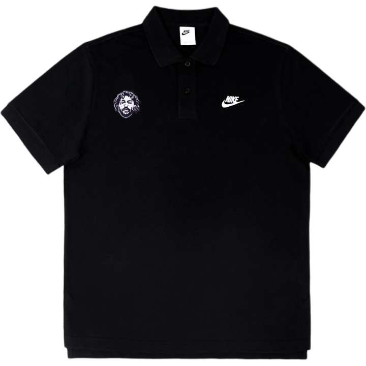 Nike Nike Polo Shirts Men's Black Lapel Moderate Straight Fit