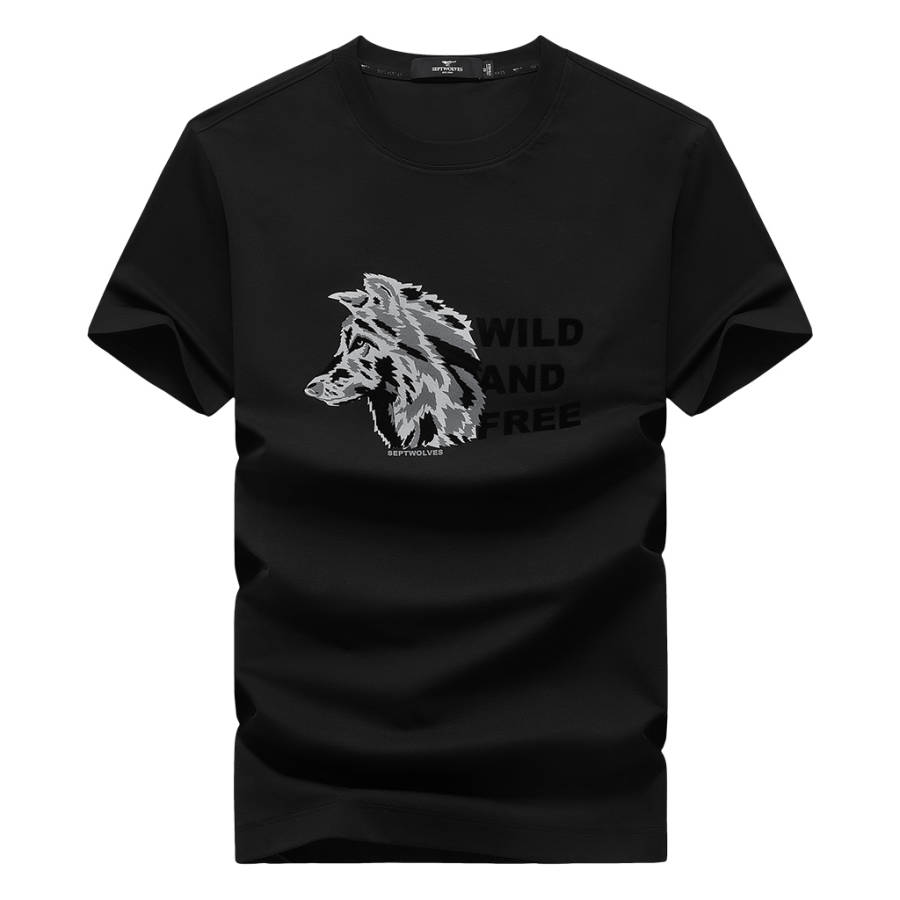 SEPTWOLVES SEPTWOLVES T Shirts Unisex Crew Neck Moderate