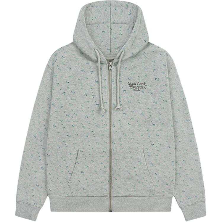 GOOD BAI Sweatshirts Unisex Hooded Moderate Cardigan