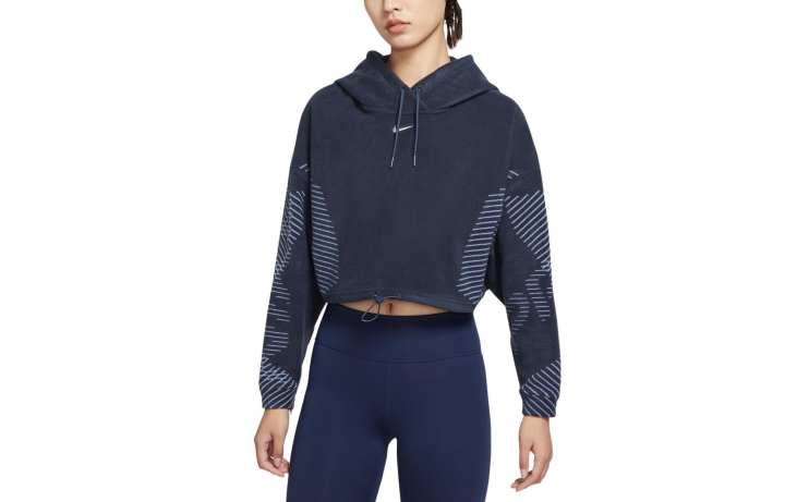 Nike Nike Sweatshirts Women's Lightning Blue/Metallic Silver Hooded Moderate Other