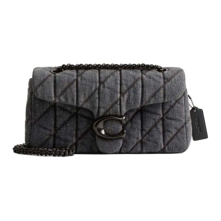 COACH Tabby Fabric Crossbody Bag, Shoulder Bag Medium Women's Washed Gray