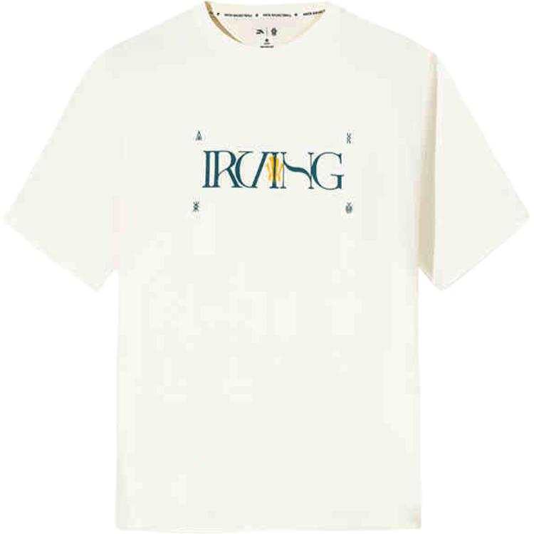 Anta Basketball Collection Running Collection T Shirt Unisex Vanilla White