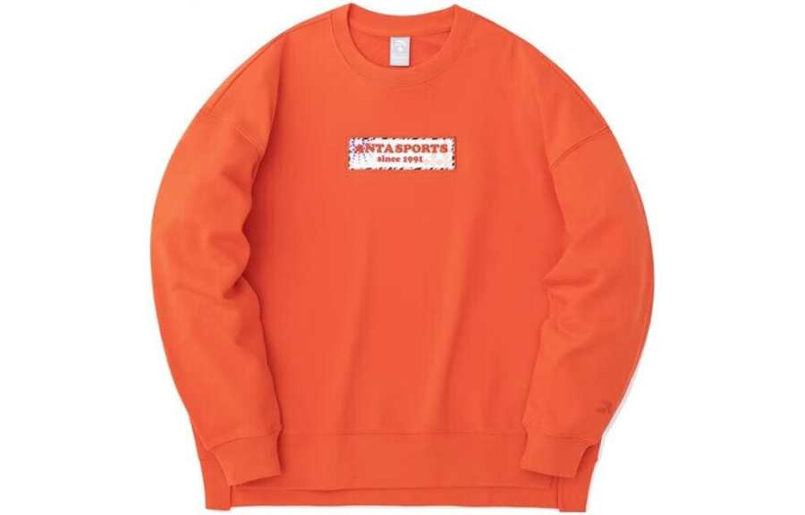 ANTA Sweatshirts Women's Sail Red Crew Neck Moderate Regular