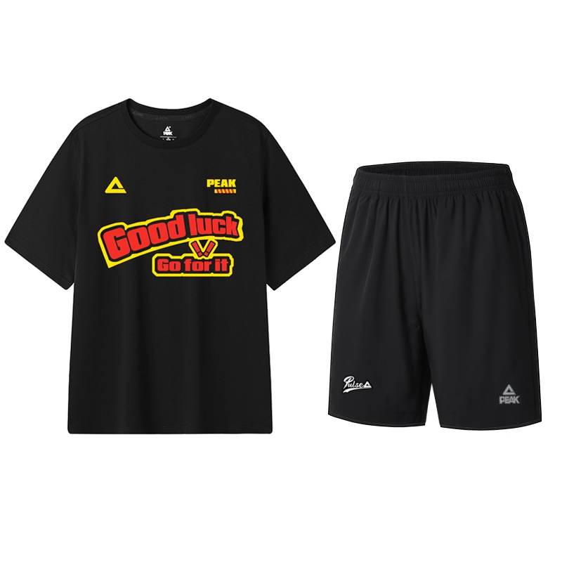 PEAK Casual Sportswear Unisex Black