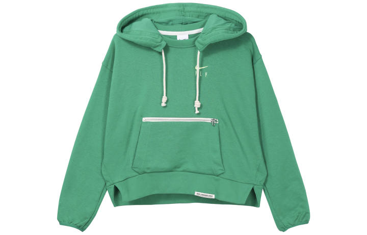 Nike Nike Sweatshirts Women's Green Hooded Moderate Regular