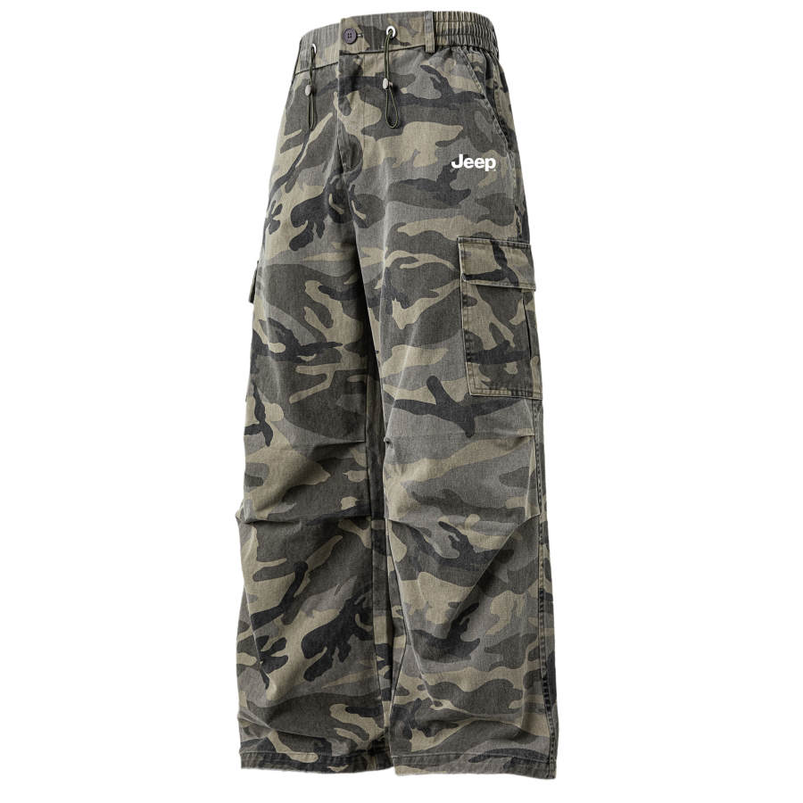 Jeep Casual Pants Unisex Moderate Straight Fit Pants
