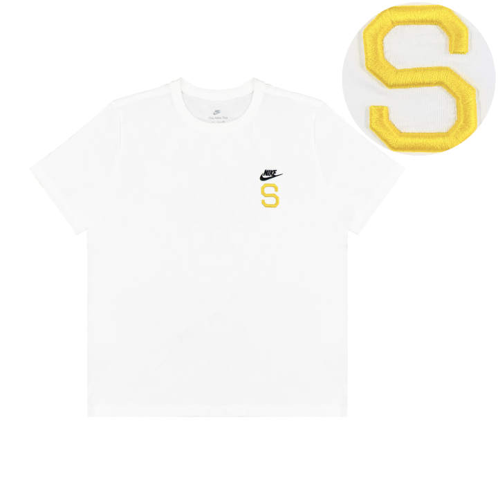 Nike Nike T Shirts Unisex White Crew Neck Moderate Straight Fit