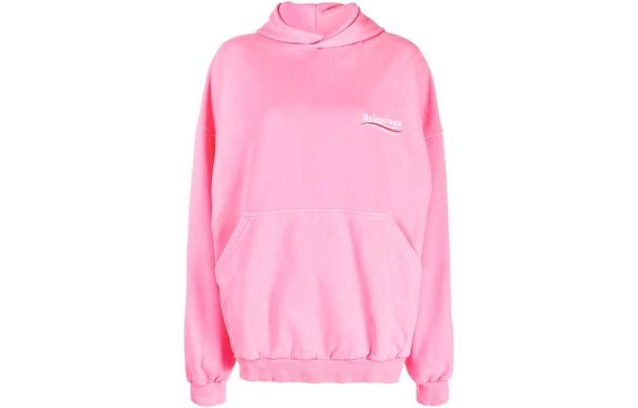 Balenciaga FW23 Sweatshirt Loose Fit Women's Pink