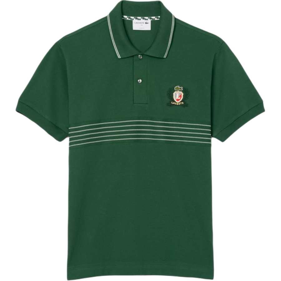 Lacoste Classic Fit L.12.12 Embroidered Shield polo shirt