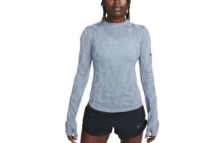 Nike Nike Knitwear Women's Sky Blue Crew Neck Moderate Other