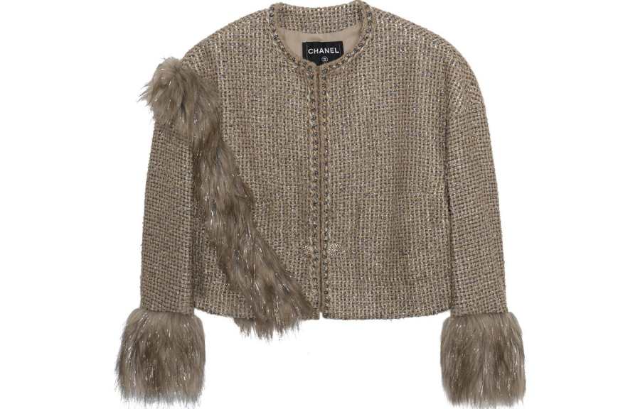 CHANEL 21A Cropped Coat Women's