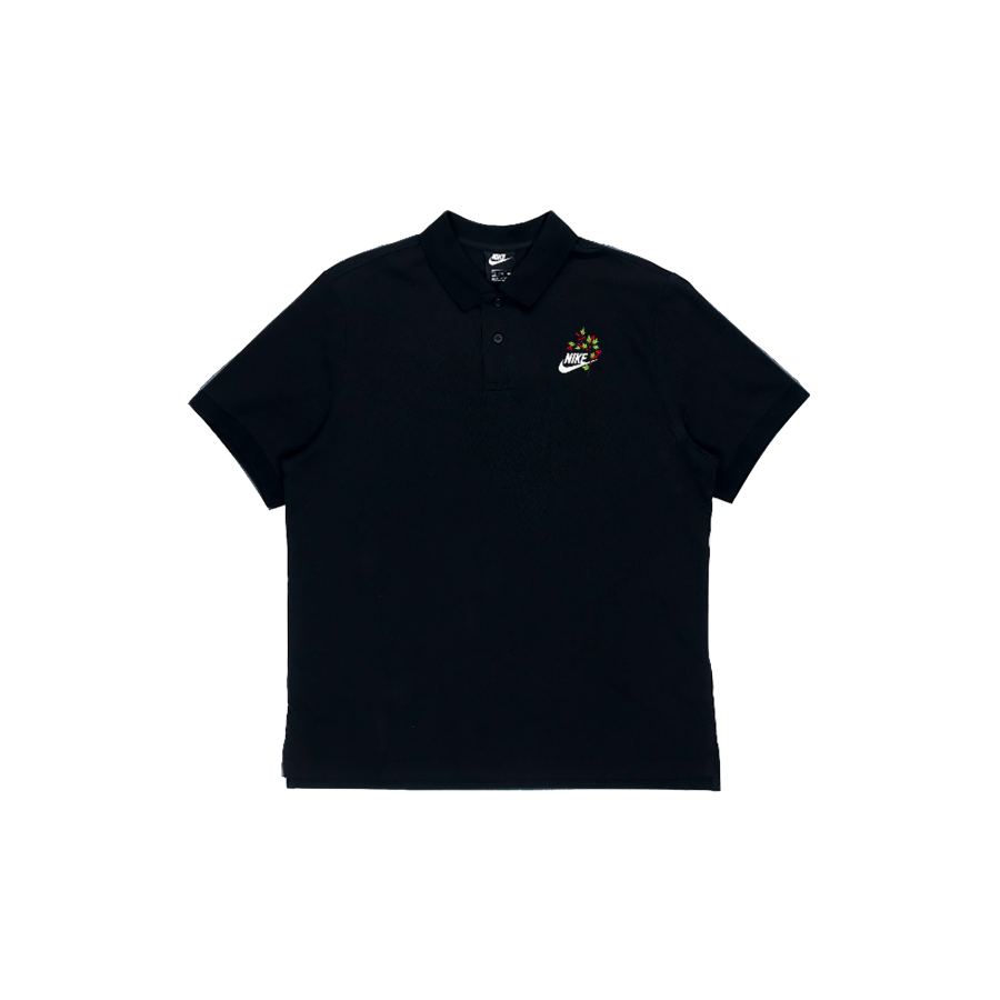 Nike Nike Polo Shirts Men's Black Polo Collar Moderate Straight Fit
