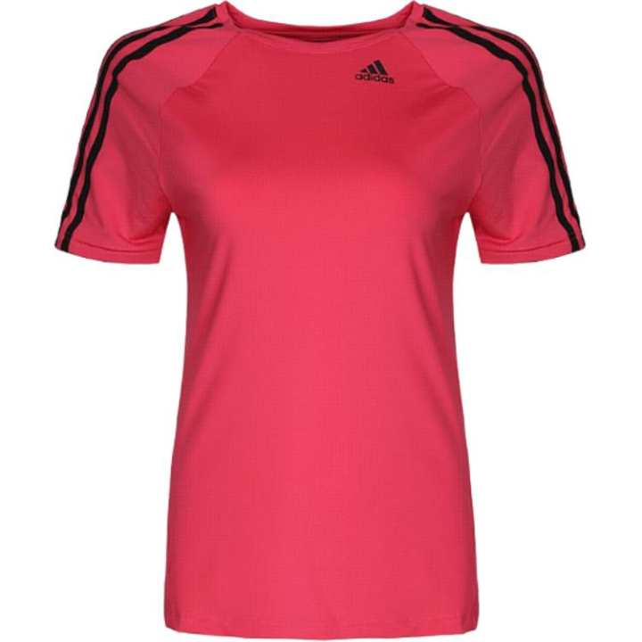 Adidas Adidas T Shirts Women's Red Crew Neck Moderate