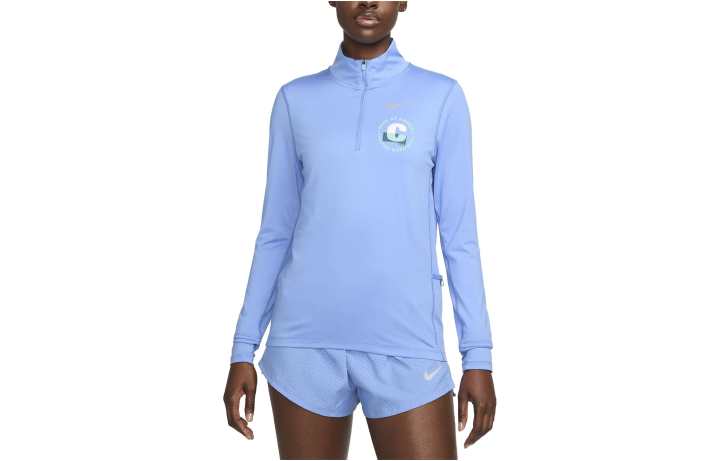 Nike Nike Sweatshirts Women's Light Blue Stand Collar Moderate Regular