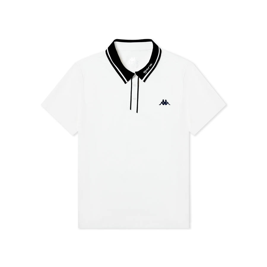 Kappa Summer Polo Shirt Women's Korean White