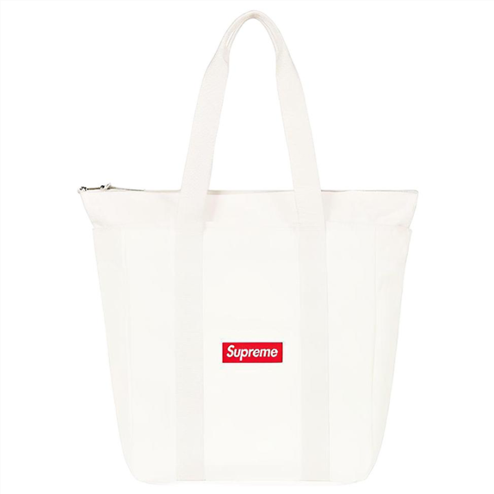 Supreme Supreme FW20 Nylon Tote Bag, Shopping Bag, Handbag, Shoulder Bag Regular Unisex Black/White