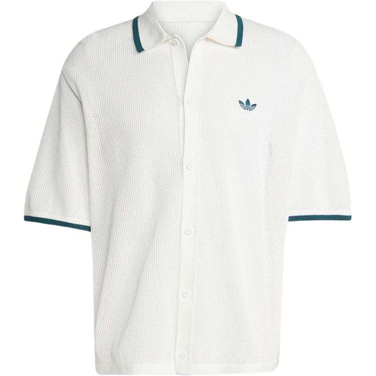 Adidas Originals textured short-sleeves shirt