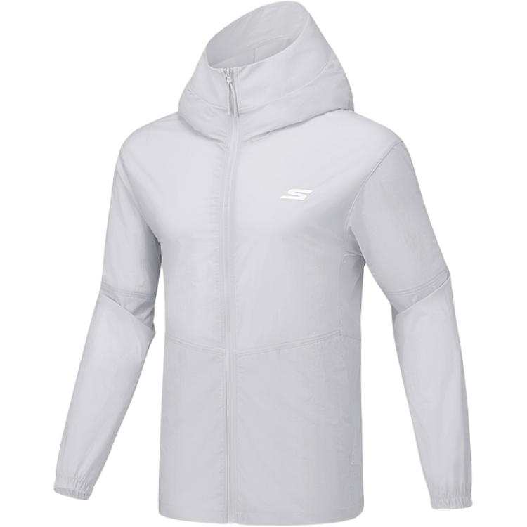 Skechers SS25 UV Protection Sun Protection Clothing Men's Oyster Gray 02BX