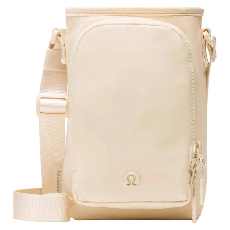 Lululemon Nylon Crossbody Bags Unisex Cream Yellow