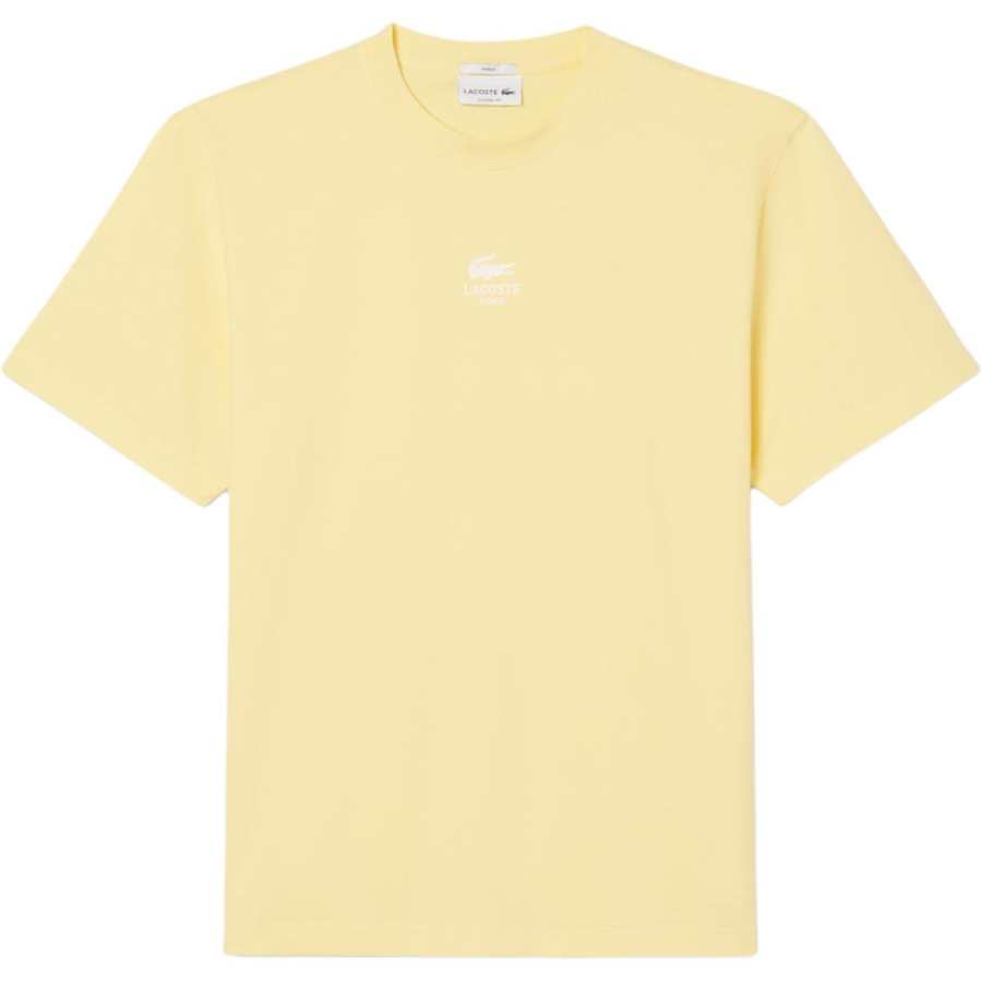 LACOSTE Signature print T shirt