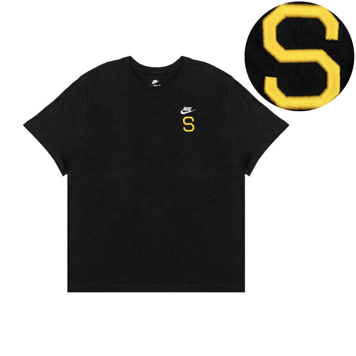 Nike Nike T Shirts Unisex Black Crew Neck Moderate Straight Fit