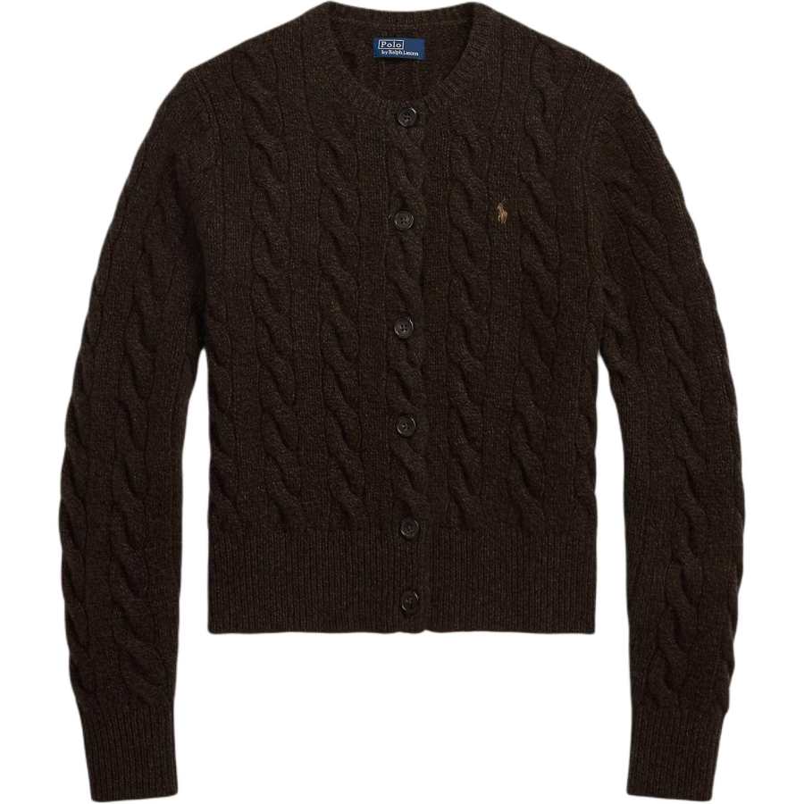 Polo Ralph Lauren Sweater Short Slim Fit Women's Brown