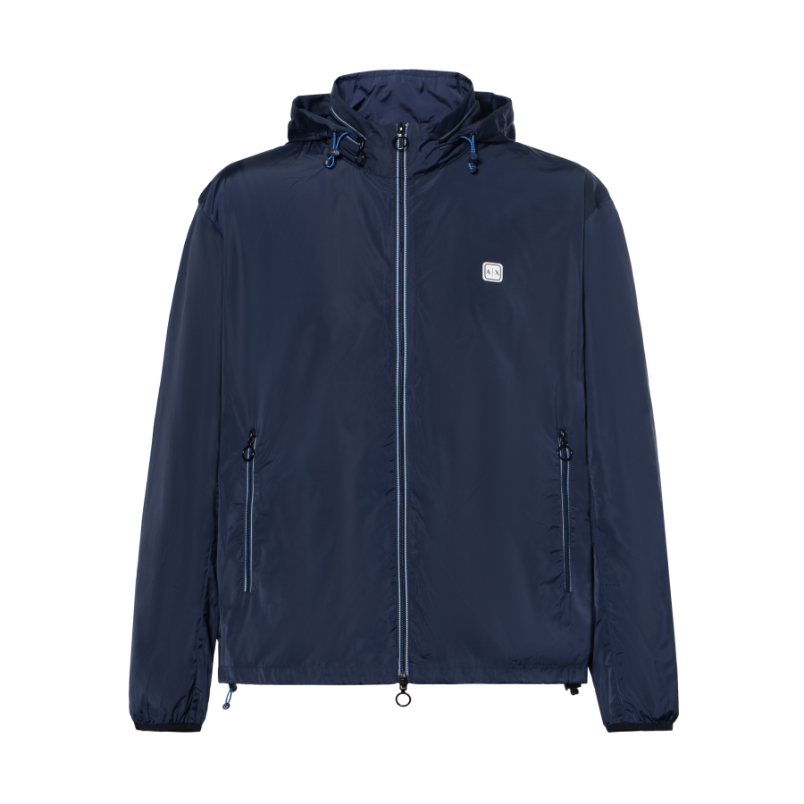 ARMANI EXCHANGE ARMANI EXCHANGE Logo Patch Zipped Jacket