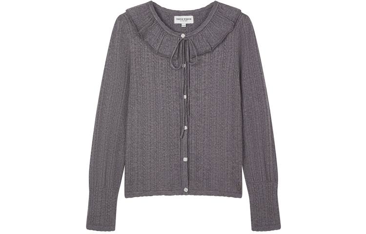 Teenie Weenie Knitwear Women's Crew Neck Moderate Cardigan