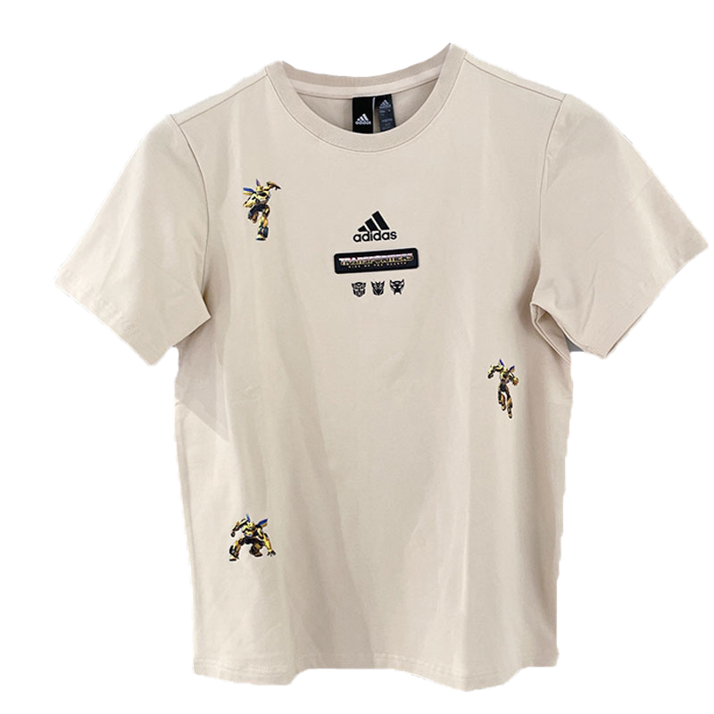 Adidas Adidas T Shirts Women's Beige Crew Neck Moderate Other