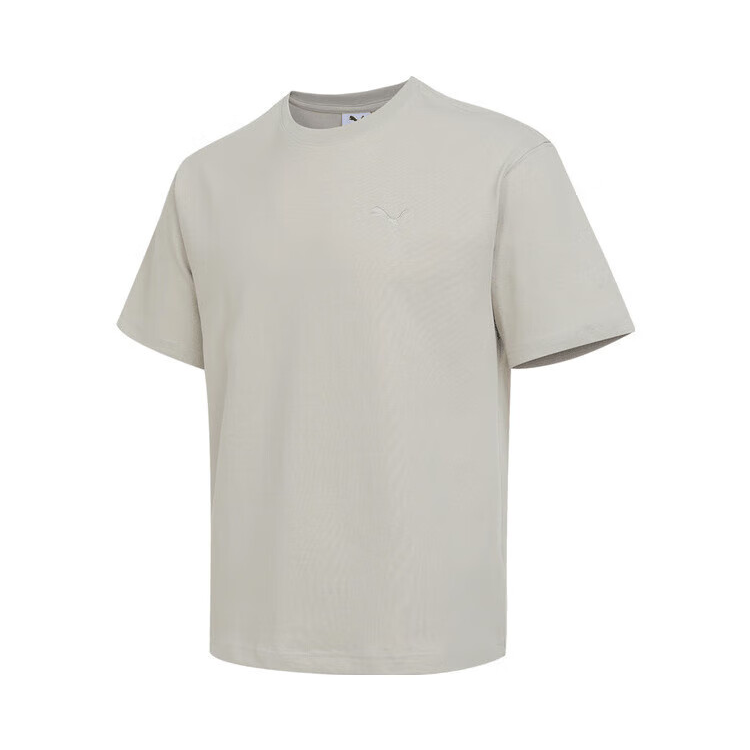 PUMA T Shirt Unisex Gravel Gray